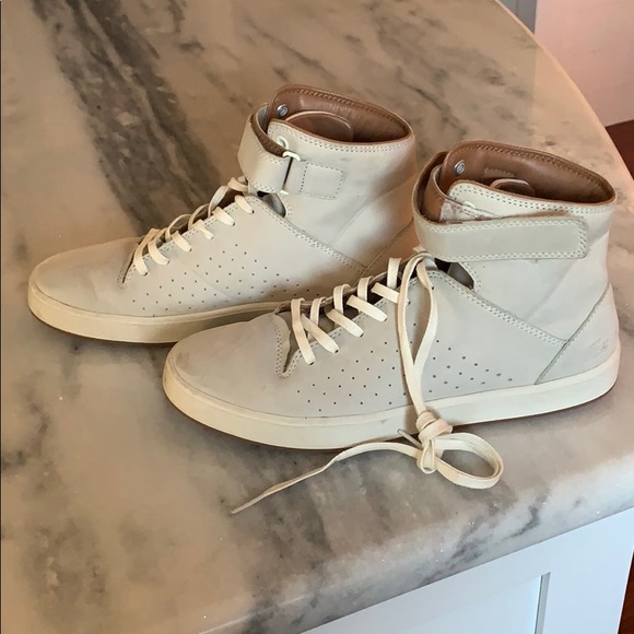 lacoste high tops white